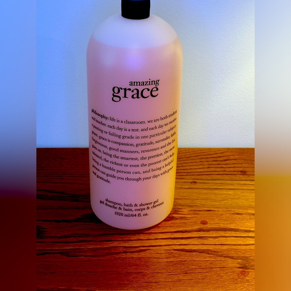 Philosophy Amazing Grace Bodywash, Shampoo, shower gel. 64oz BRAND NEW SEALED.